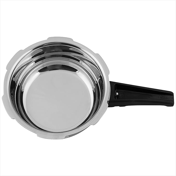 Butterfly Cordial 2, 3 & 5 Litres Outer Lid SS Pressure Cookers | Induction & Gas Stove Compatible | ISI Certified | 2 Years Manufacturer's Warranty | Stainless steel | Silver