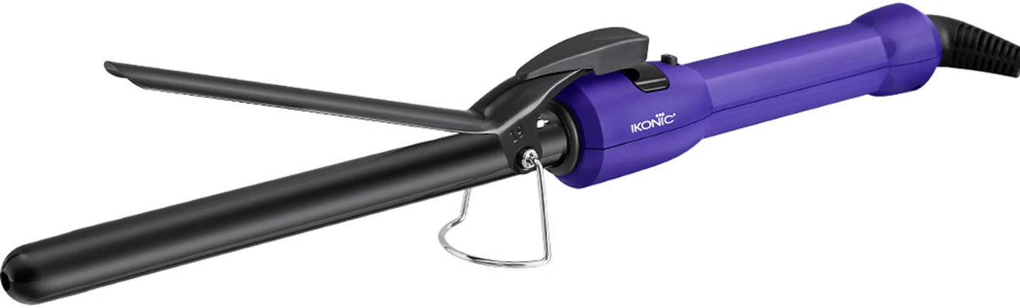 IKONIC Curl Me Up- 19mm Hair Curler Purple with Ceramic Barrel, Heat Ready Indicator, Comfortable Rubber Grip, Safety Stand and Salon Length Swivel Cord for quick Salon like finish