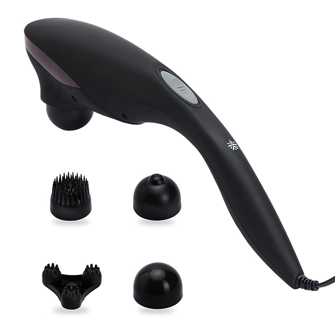 Cult Flex Corded Electric Handheld, Variable Speed Settings, Deep Tissue full body Massager (Black)