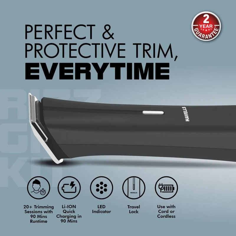 HAVELLS GS6109 Trimmer 90 min Runtime 13 Length Settings