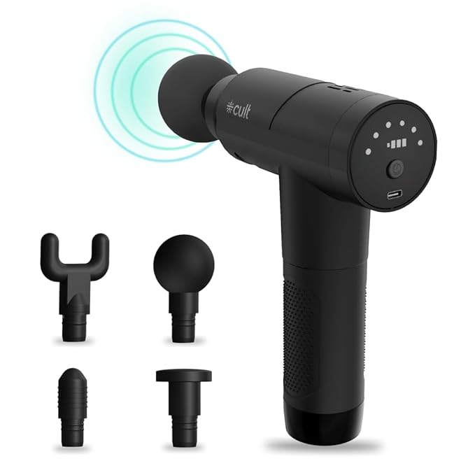 Cult Volt Pro Silicone head, 4500mAh battery, Pain Relief, Deep Tissue Full body gun Massager