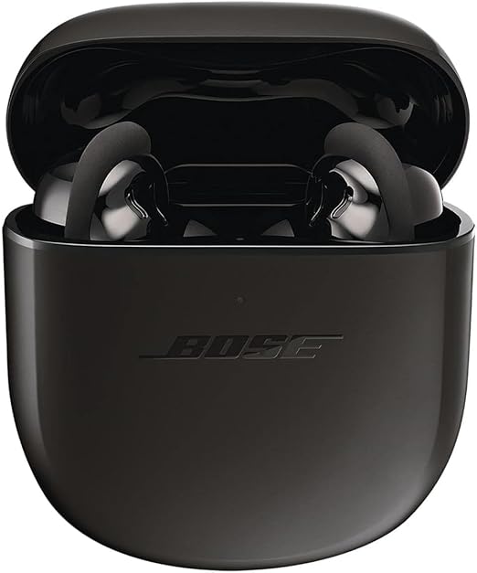 Bose QuietComfort II, Wireless,in-Ear Headphones with Personalized Noise Cancellation Bluetooth (Black, True Wireless)