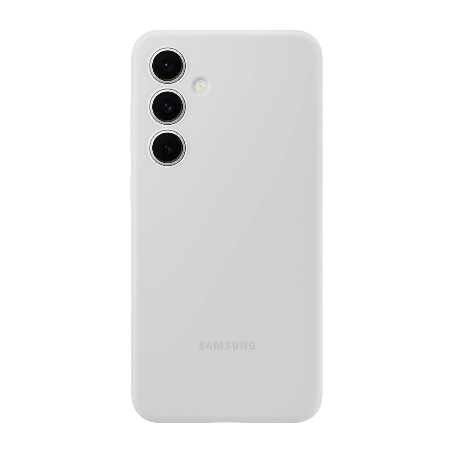 Samsung Galaxy S24 FE Silicone Phone Case, Protective Cover with Color Variety, Smooth Grip, Soft and Sleek Design, Seamless Fit, US Version, Gray