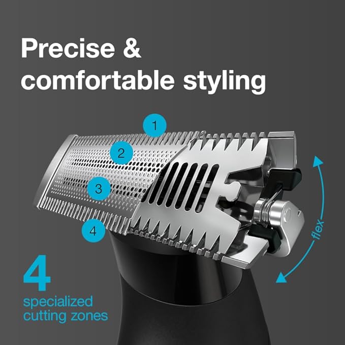 Braun Series XT3100 – One Blade Hybrid Beard Trimmer, Shaver and Electric Razor for Men, One Tool for Stubble, Moustache, Waterproof, Advanced German Engineering