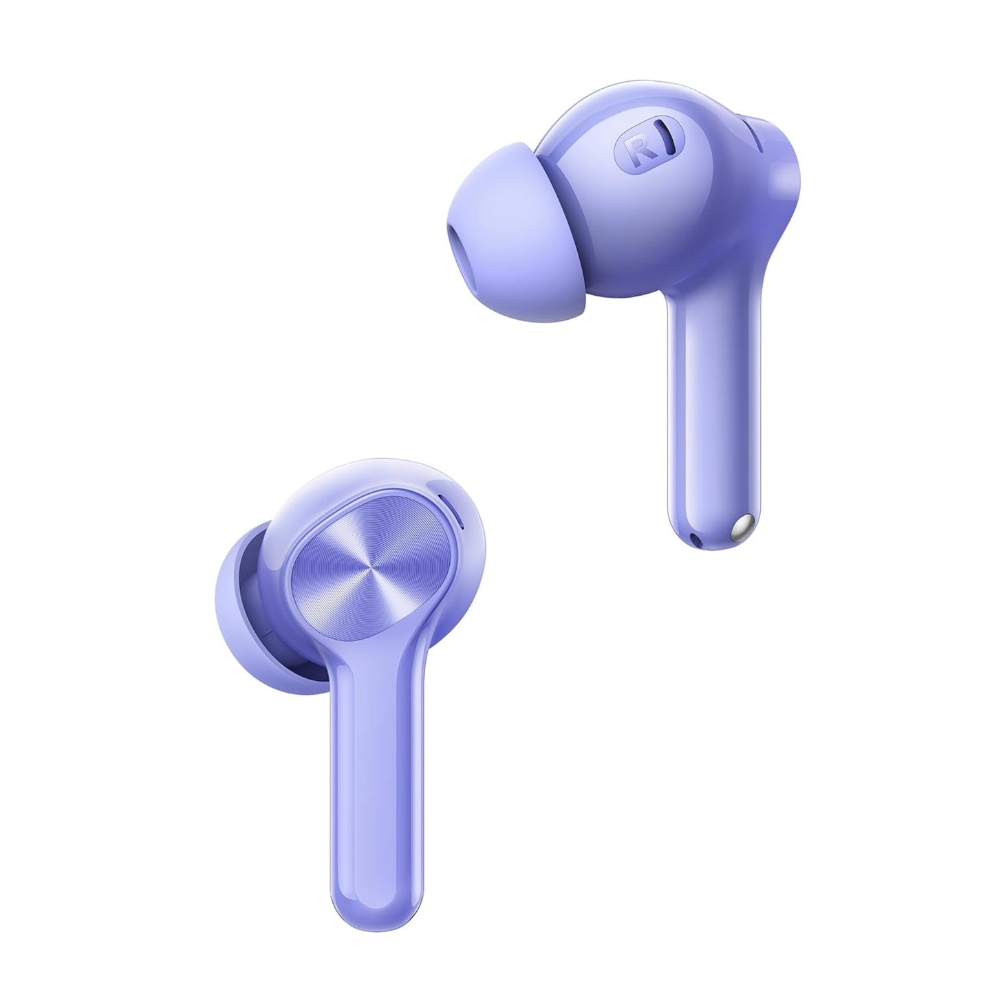 Realme Buds T200 Lite Bluetooth in Ear Earbuds,4 Mic, AI ENC for Calls,48 Hours Total Playback with Fast Charging and Ultra Low Latency Gaming TWS,Google Fast Pair,with mic (Aurora Purple)