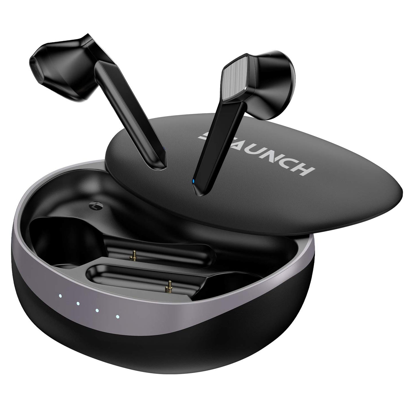 Staunch Boom 350 (TWS) Up to 17 Hours Playback With Case , Touch Control , Type-C Fast Charging, Sweat and Splash Resistance HD Sound ,Deep Bass , Multifunction Control , Voice Assistant (Black)