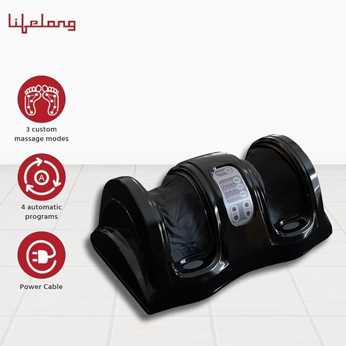Lifelong LLM486 Foot Massager with Vibration for Pain Relief & Improved Blood Circulation Massager