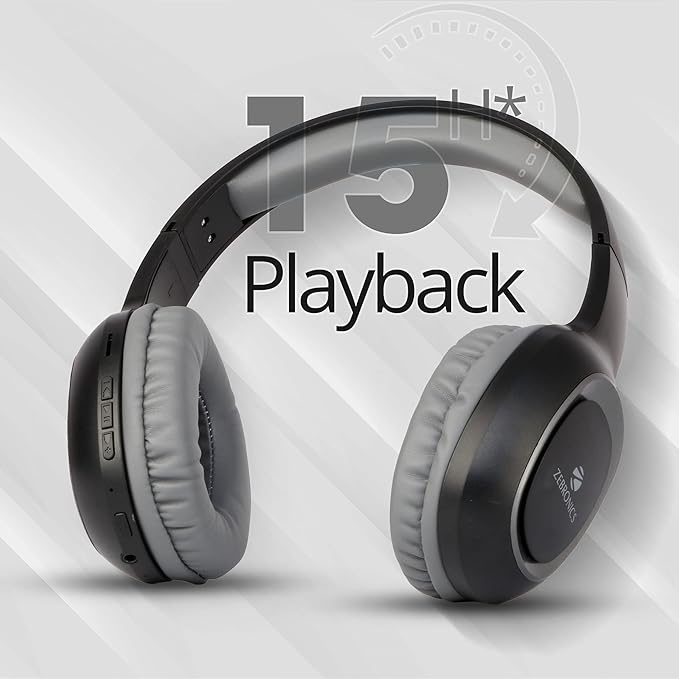 ZEBRONICS PARADISE NEO ENC Bluetooth & Wired (Black, On the Ear)