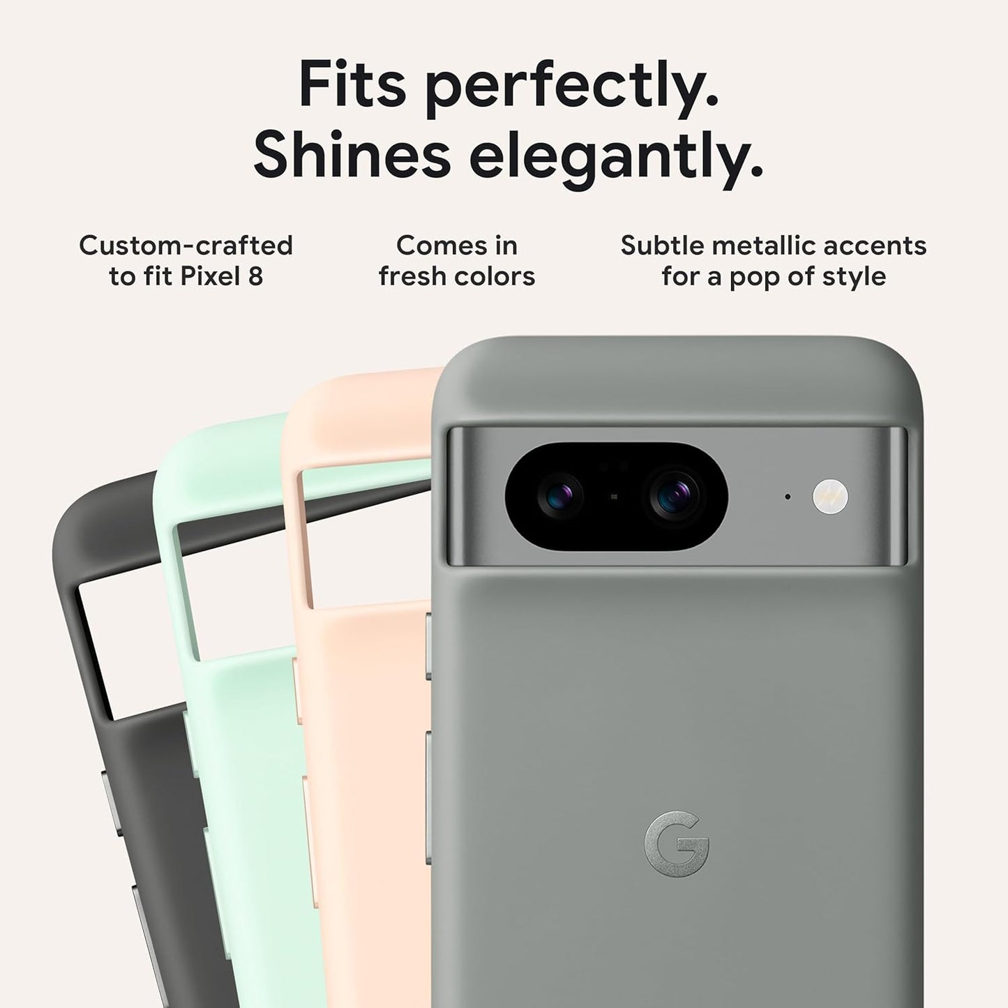Google Pixel 8 Case - Durable Protection - Stain-Resistant Silicone - Android Phone Case - Hazel