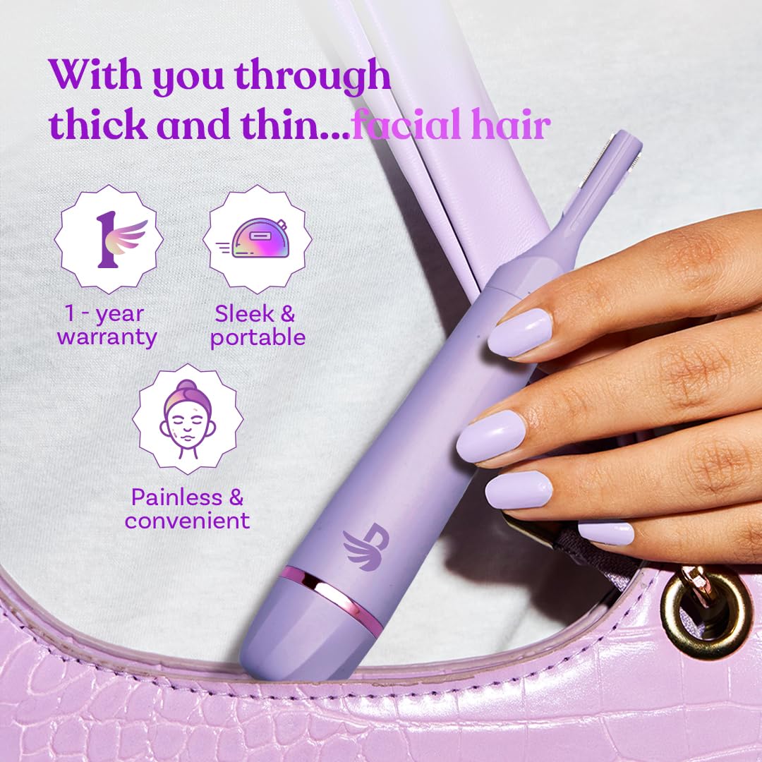 Bombae 4 In 1 Face & Eyebrow |Trimmer For Women All In One|Eyebrow Trimmer|Facial Hair Removal Machine |Women Trimmer | 90 Min Runtime | C Type Charging | For Eyebrows, Upperlips, Sideburns, Chin, Peach Fuzz
