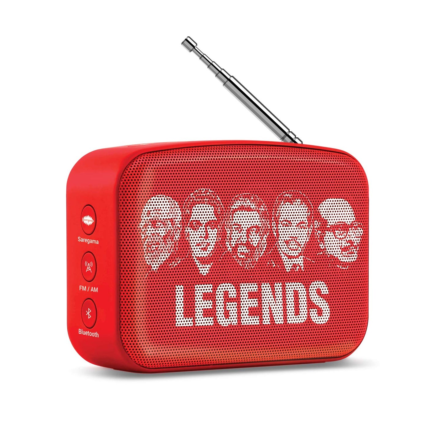 Carvaan Saregama SCM02 Mini Malayalam Bluetooth Speaker (Sunset Red)