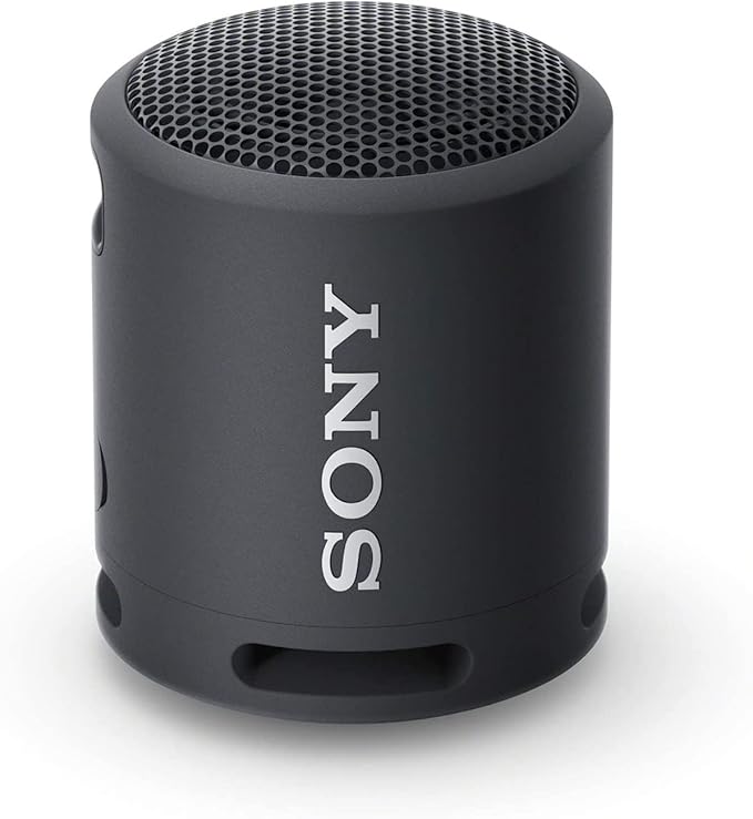 Sony SRS-XB13 Wireless Extra Bass Portable Compact Bluetooth Speaker with 16 Hours Battery Life, Type-C, IP67 Waterproof, Dustproof, with Mic, Loud Audio for Phone Calls/Work from Home (Black)