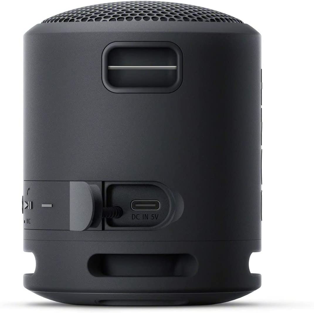 Sony SRS-XB13 Wireless Extra Bass Portable Compact Bluetooth Speaker with 16 Hours Battery Life, Type-C, IP67 Waterproof, Dustproof, with Mic, Loud Audio for Phone Calls/Work from Home (Black)