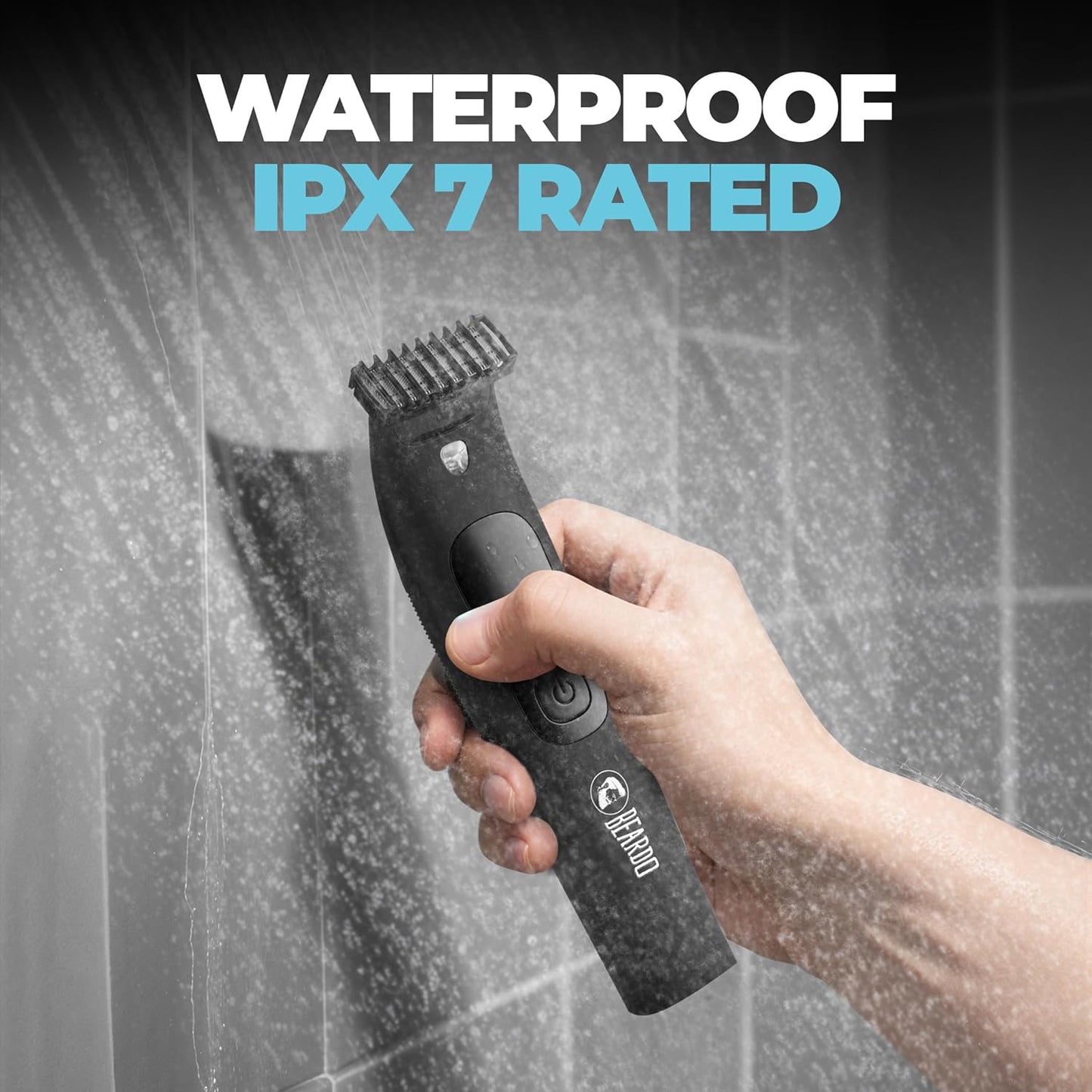 Beardo Ball Safe Trimmer for Men | Fast charging trimmer men for private parts, beard, body | IPX7 Waterproof Trimmer with Safe Flexible Blades | Body Grooming Kit - No Nicks or Cuts, Powerful Motor, Type C, Fast Charging, 110-Min Runtime