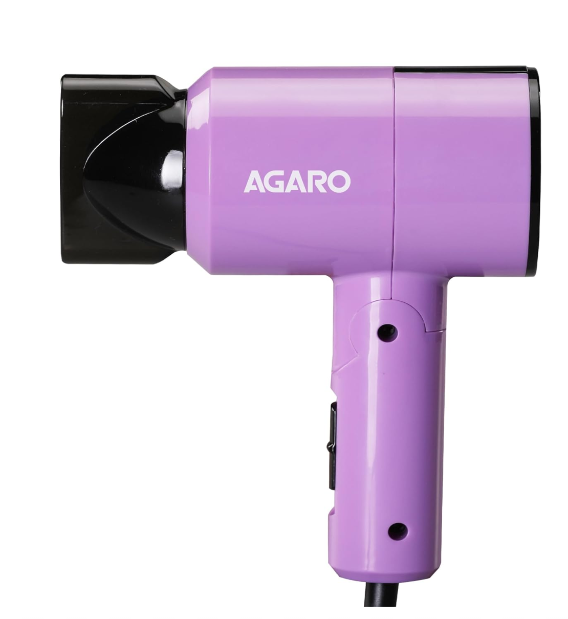AGARO HD-1211 Hair Dryer 1100 Watts, 2 Heat Speed and Cool Mode, Foldable (Compact in Size) Purple