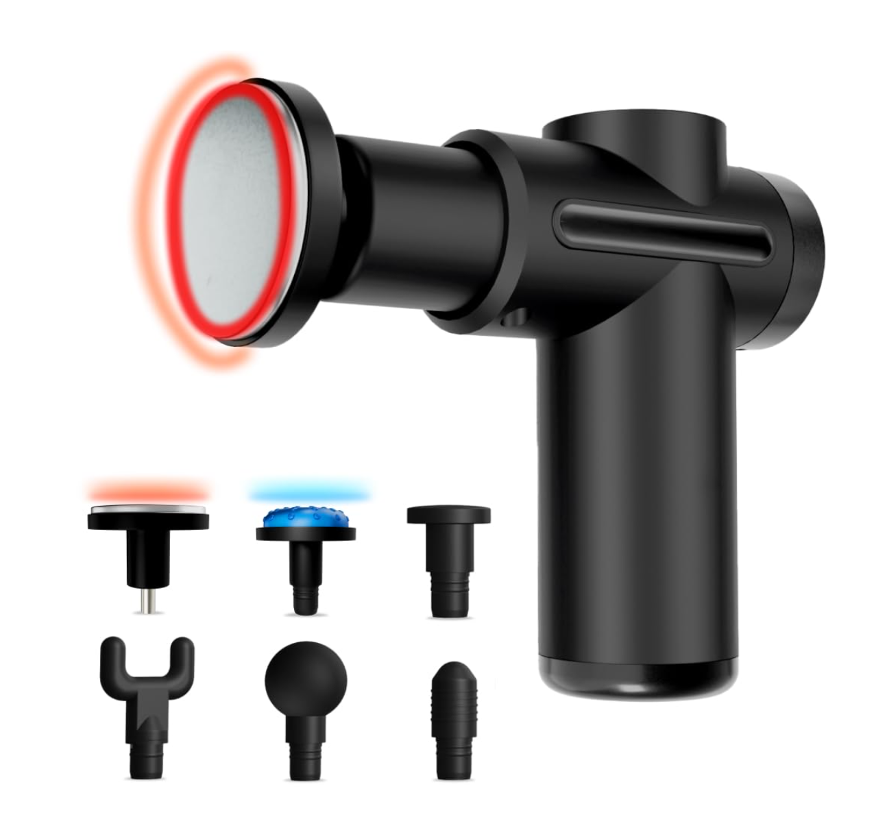 CULT Volt X, Full Body Professional Gun Massager with Hot and Cold Therapy, 3000mAh battery, QuietMotion Tech, 6 Interchangeable heads, 6 Speed levels, Silicone head, Carry Pouch.