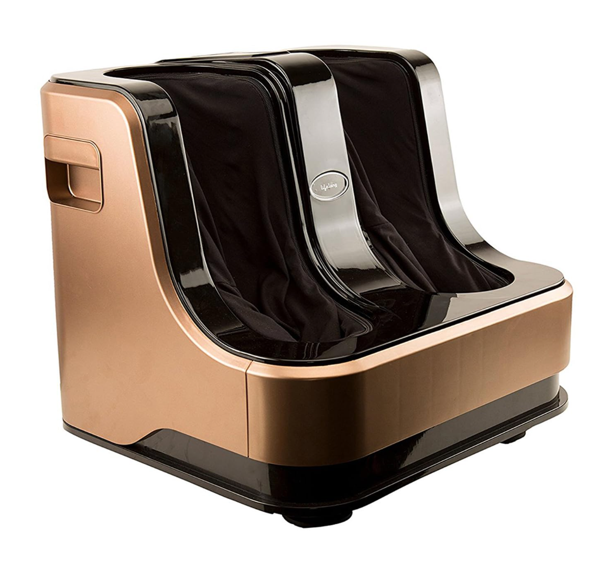 Lifelong Calf, Foot and Leg Massager Machine for Home - Pain Relief Massage for Legs - Heat + 4 Vibration Motors - Rolling, Kneading, and Shiatsu - Im