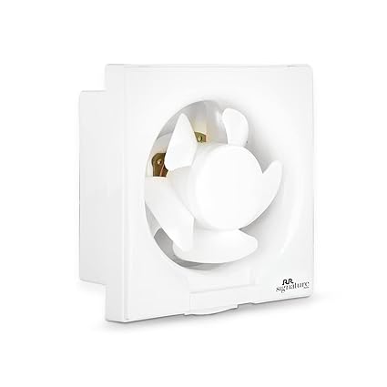Luminous (Now RR Signature Vento Deluxe 150 mm Exhaust Fan For Bathroom, Kitchen with Strong Air Suction, Rust Proof Body and Dust Protection Shutters (Marble Brown)