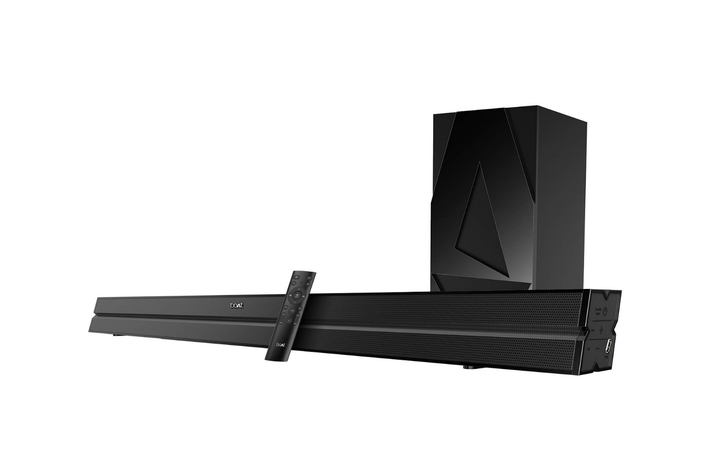 boAt AAVANTE Bar 2050 160W 2.1 Channel Bluetooth Soundbar Signature Sound, Wireless Subwoofer, Multiple Connectivity Modes, Entertainment Modes(Premium Black)