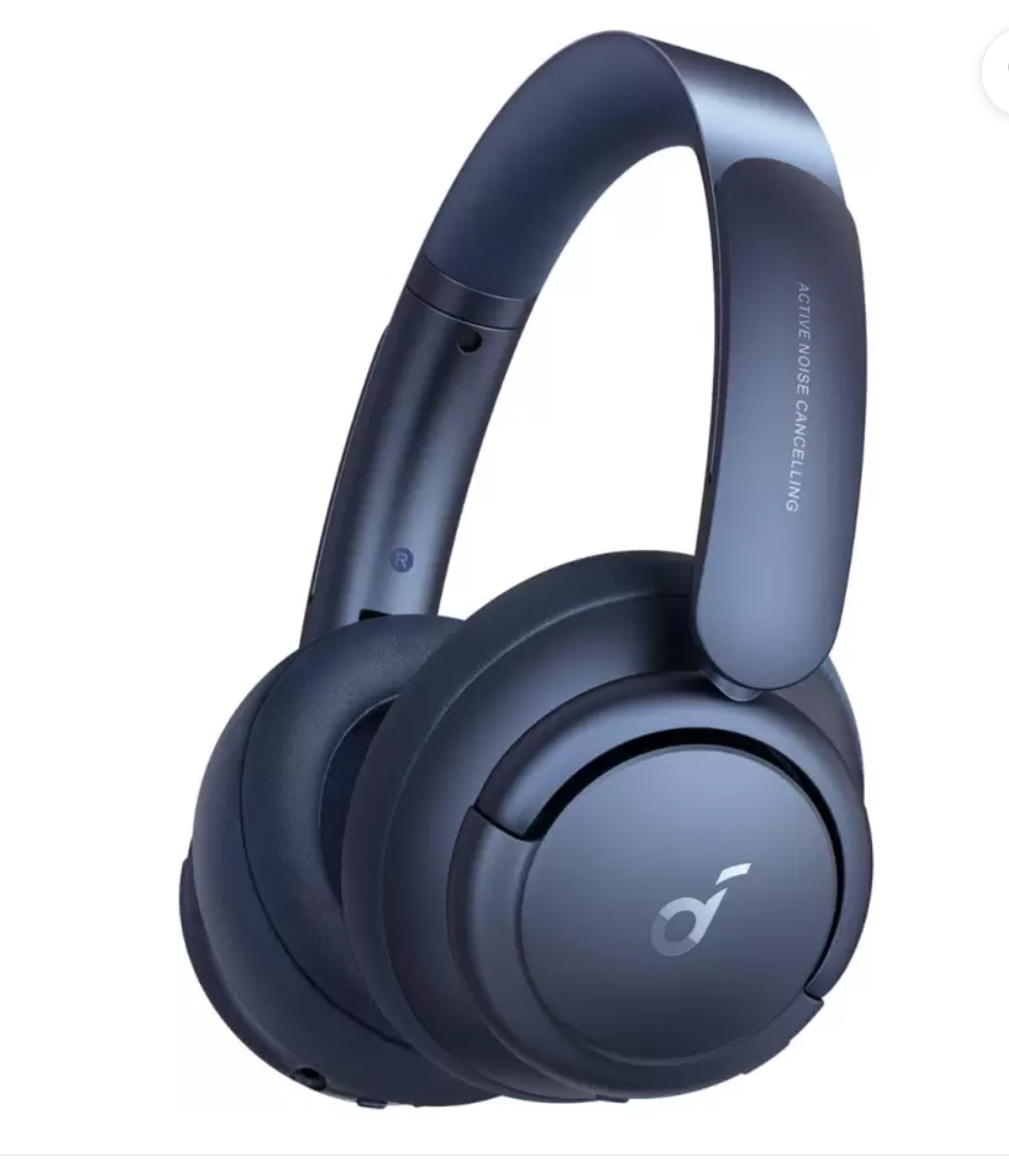 Soundcore By Anker Life Q35 Bluetooth Wireless On Ear Headphones With Mic (Blue)