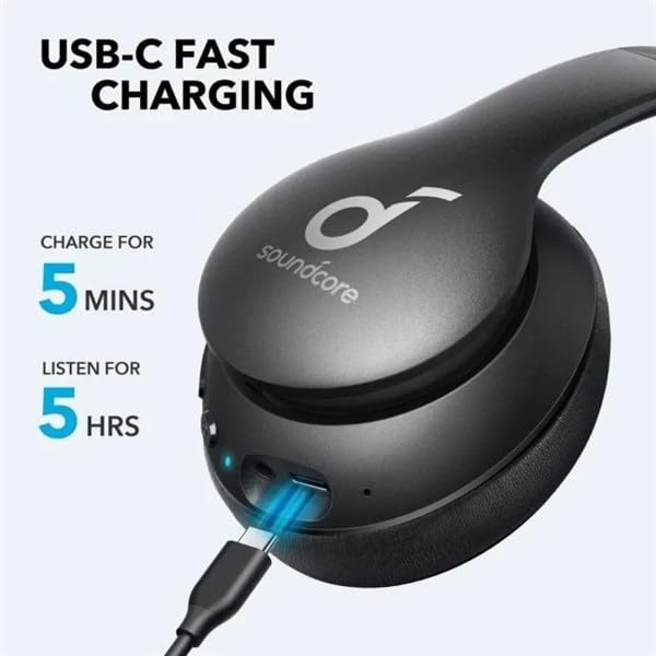 Soundcore by Anker Life Q10 with Fast Charging Bluetooth Headset