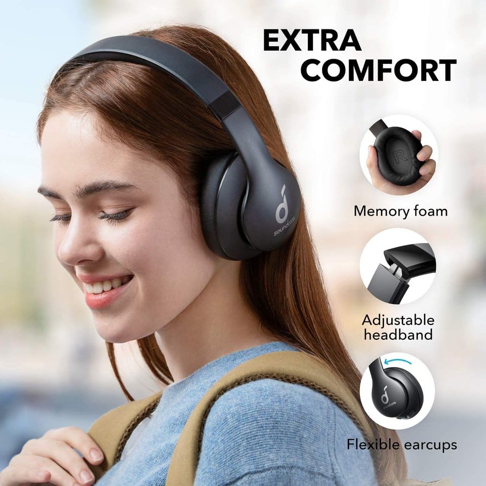 Soundcore by Anker Life Q10 with Fast Charging Bluetooth Headset