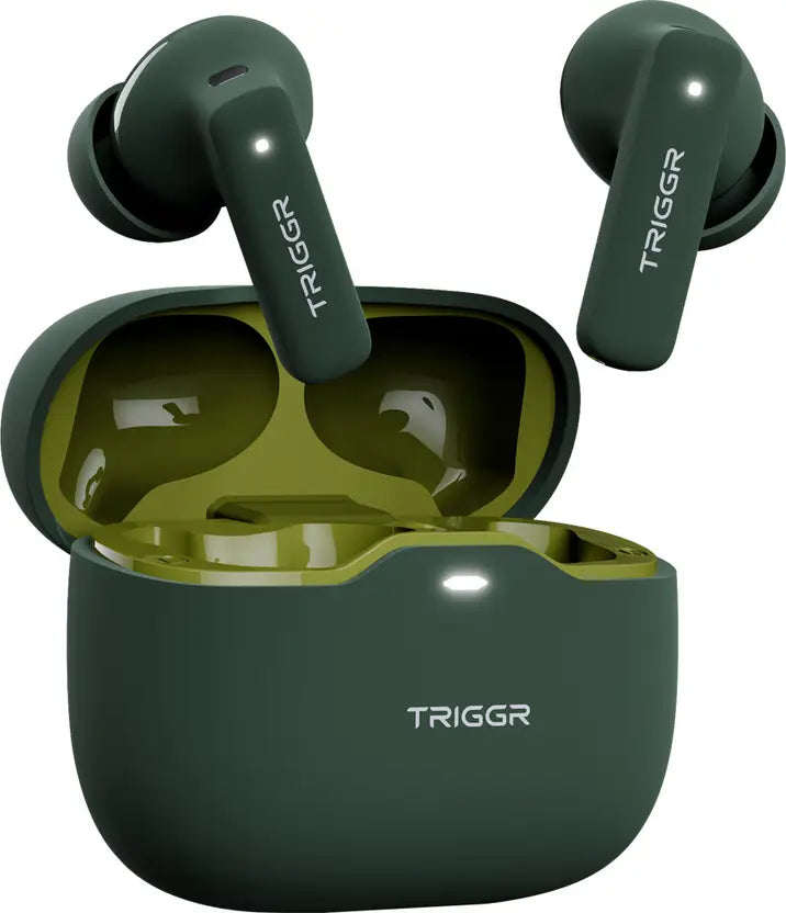 TRIGGR Apex S2 2025, Dual Pairing, 60H Battery, Preset EQ, Quad Mic ENC, Rubber Finish Bluetooth