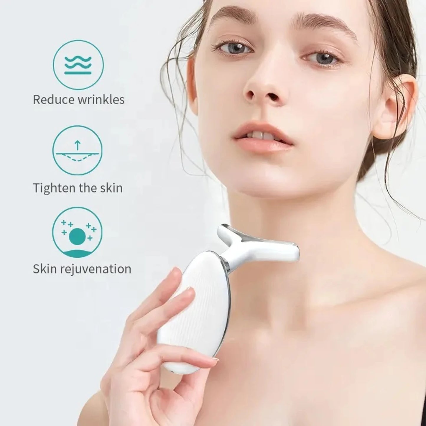 WDS ES-1081 Intense Pulsed Light Wrinkles Reducing Instrument (ESX) Anti Ageing & Reduces Puffiness|Face Massager For Fine Line & Wrinkles (Multi) Massager (Multicolor)