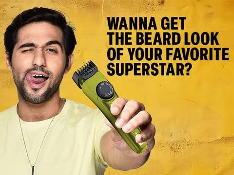 BOMBAY SHAVING COMPANY POWER STYLER EDGE Flash Charging Men Beard Trimmer with Styling Pen Trimmer 120 min Runtime 38 Length Settings  (Green)