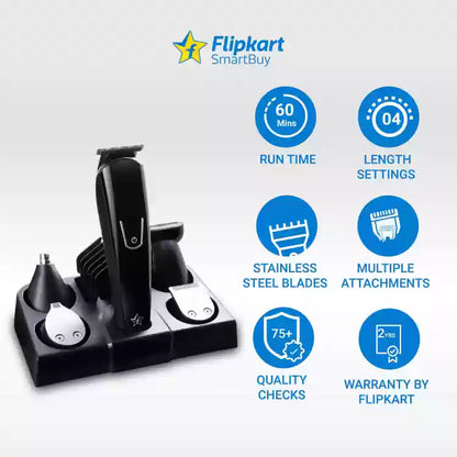 Flipkart SmartBuy PR-1971 Runtime: 60 min Multi Purpose Trimmer for Men