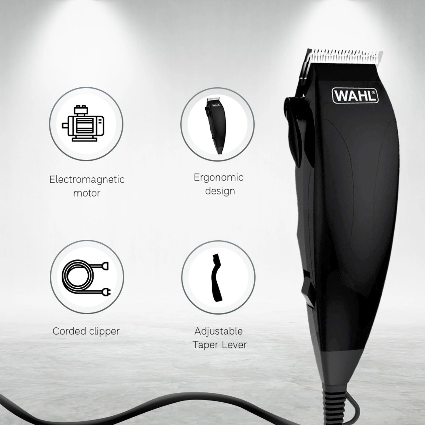 WAHL 09243-5724 Trimmer 0 min  Runtime 10 Length Settings (Black)