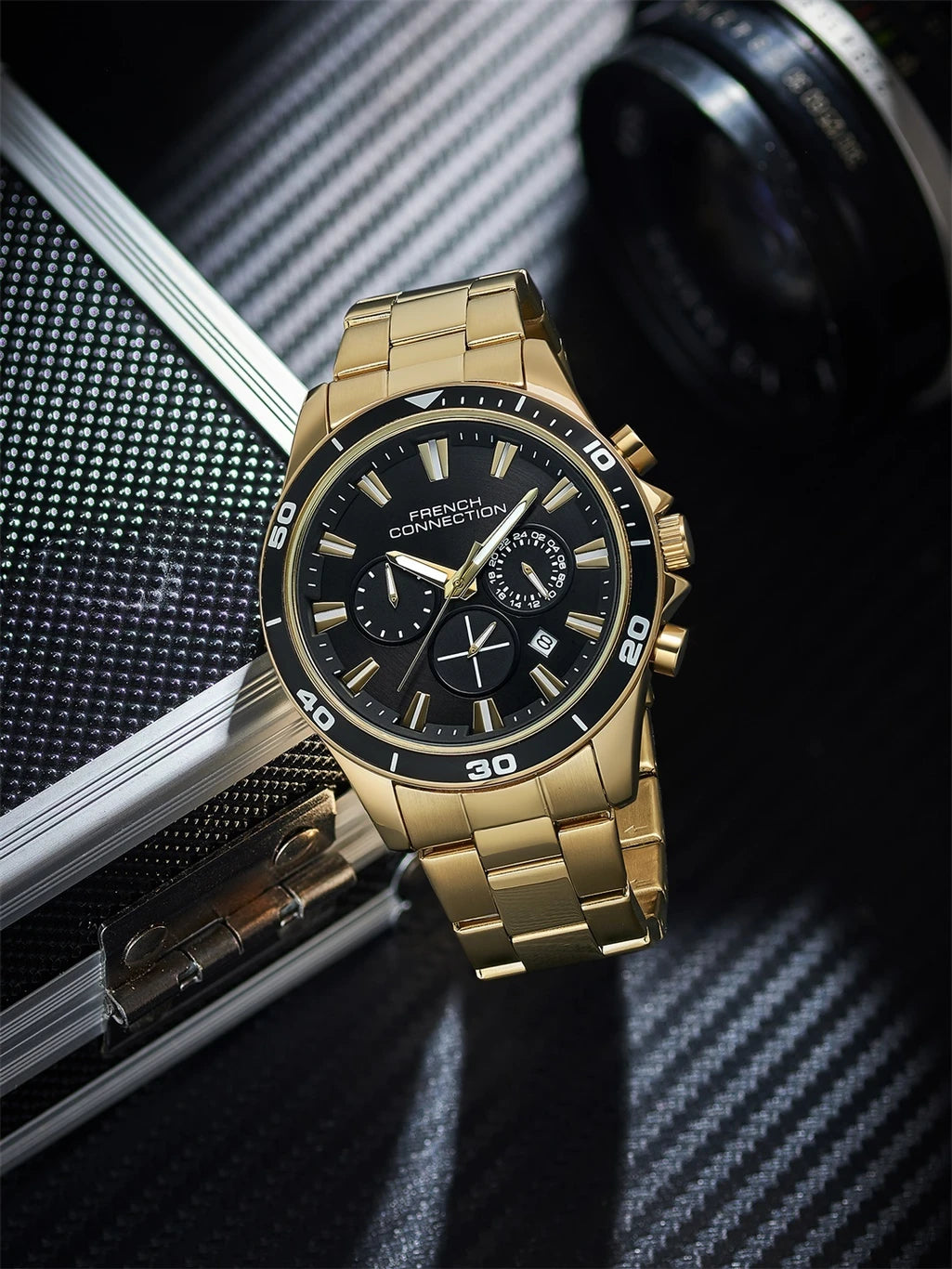 French Connection Automatic Watch for Men | Green Dial | Classic & Premium Design" Analog Watch  - For Men FCA13NL