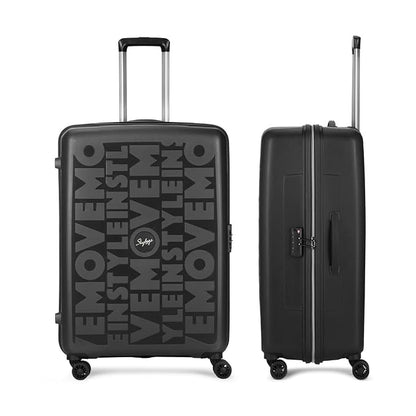 SKYBAGS Small Cabin Suitcase (55 cm) 8 Wheels - Play Hard Side Stylish Trolley Bag, Polypropylene Travel Luggage with TSA Lock