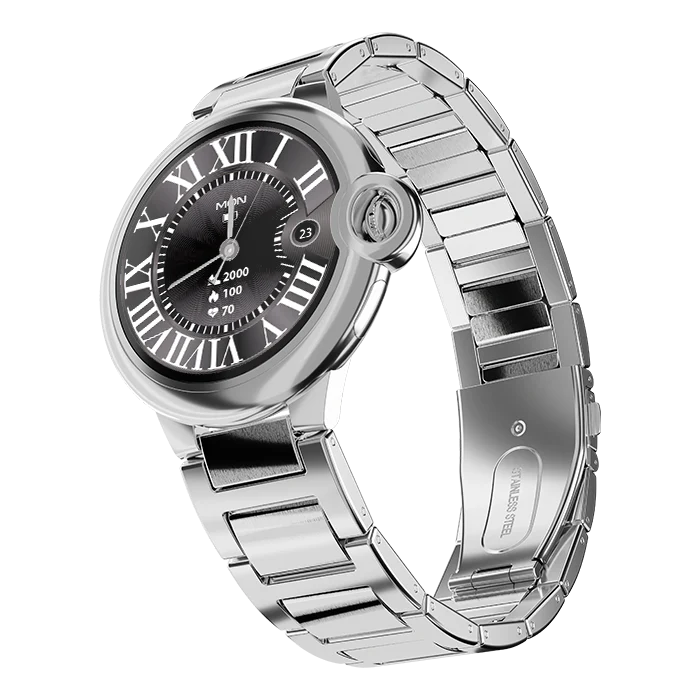 Fire-Boltt Topaz 3.30 cm (1.3 Inch) Round Luxury Smartwatch with Bluetooth Calling, Voice Assistant, Multiple Sports Modes