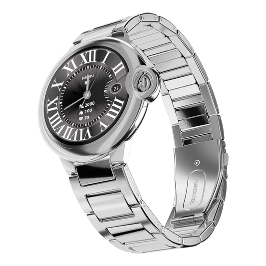 Fire-Boltt Topaz 3.30 cm (1.3 Inch) Round Luxury Smartwatch with Bluetooth Calling, Voice Assistant, Multiple Sports Modes