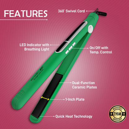 Ikonic 2 in 1 Straight n Curl Wide Hair Straightener