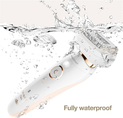 Braun SES9010 3D Cordless Epilator  (White, Gold)