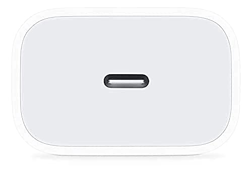 Charger & Cable Combo (Apple 20W USB-C Power Adapter for iPhone, iPad & AirPods and Apple USB-C to Lightning Cable, 1m)