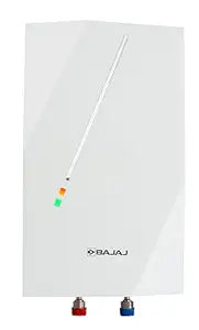 Bajaj Skive 5 Litre Instant Water Heater for home| High Grade SS Tank| Multiple Safety System| Suitable for High Rise| Shock Resistant| Rust Proof Outer| 5-Year* Tank Warranty by Bajaj |White