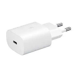 Samsung Original 25W Single Port, Type-C Fast Charger (Cable Included), White