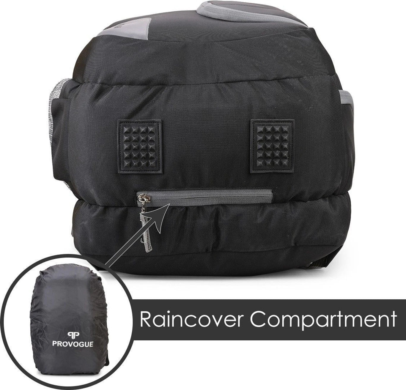 PROVOGUE Large 45 L Laptop Backpack JERSEY (Black)