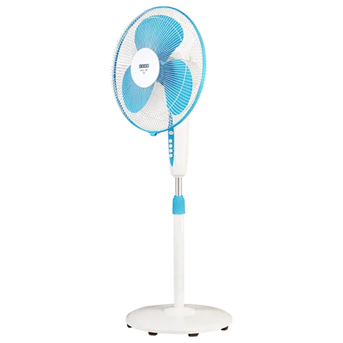 USHA Mist Air Flo 400cm Sweep 3 Blade Pedestal Fan (4020 mÂ³/hr, 13102MAF4022, Light Blue)