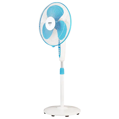 USHA Mist Air Flo 400cm Sweep 3 Blade Pedestal Fan (4020 mÂ³/hr, 13102MAF4022, Light Blue)