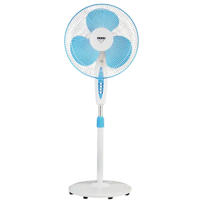 USHA Mist Air Flo 400cm Sweep 3 Blade Pedestal Fan (4020 mÂ³/hr, 13102MAF4022, Light Blue)