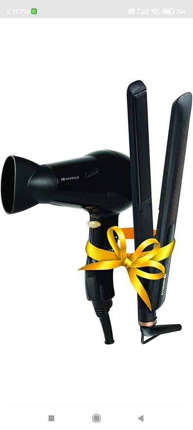 HAVELLS HC4075 Personal Care Appliance Combo  (Hair Straightener, Hair Dryer)