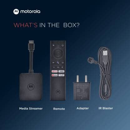 Motorola DVM4KA01 Media Streaming Device (Black)