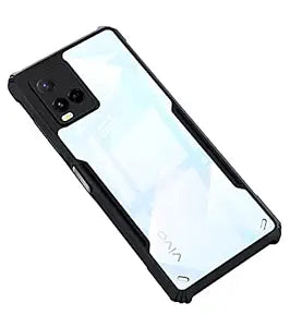 Amazon Brand - Solimo Mobile Cover for Y33s / Vivo Y21 2021 (Polycarbonate_Transparent)