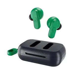 Skullcandy Dime 2 in-Ear Wireless Earbuds, 12 Hr Battery, Microphone, Works with iPhone Android and Bluetooth Devices (Dark Green)