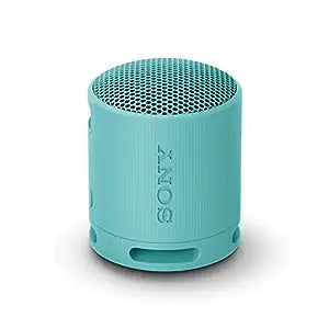 Sony [New Srs-Xb100 Wireless Bluetooth Portable Lightweight Super-Compact Travel Speaker,Extra-Durable Ip67 Waterproof & Dustproof,16 Hrs Batt,Versatile Strap,Extra Bass & Hands-Free Calling-Blue