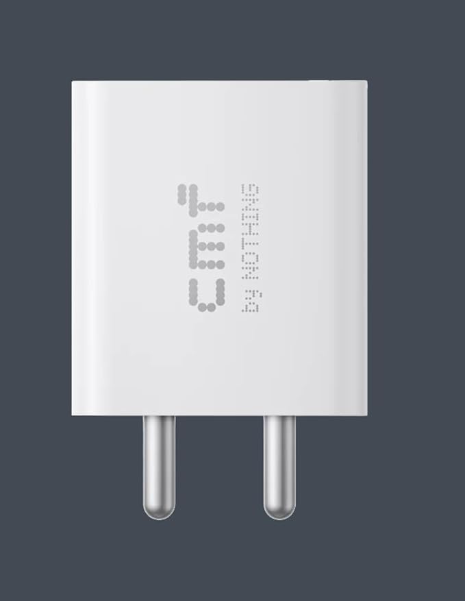 CMF 33W Type-C Power Fast Charger Adapter for CMF Phone 1 | Nothing Phone 2a Plus | Phone 2a, 2,1 | 33-watt Quick Charge 3A Wall Android Charging Adaptor for Nothing Mobile, White